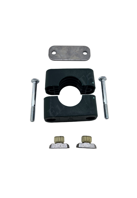 STAUFF SM532PPDPASUW3K CLAMP 1-1/4 DIA SINGLE VIBRATION DAMPENING RAIL MT