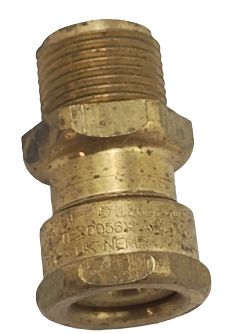 HAWKE INTERNATIONAL 501/421 OS CABLE GLAND NICKEL PLATED 20MM