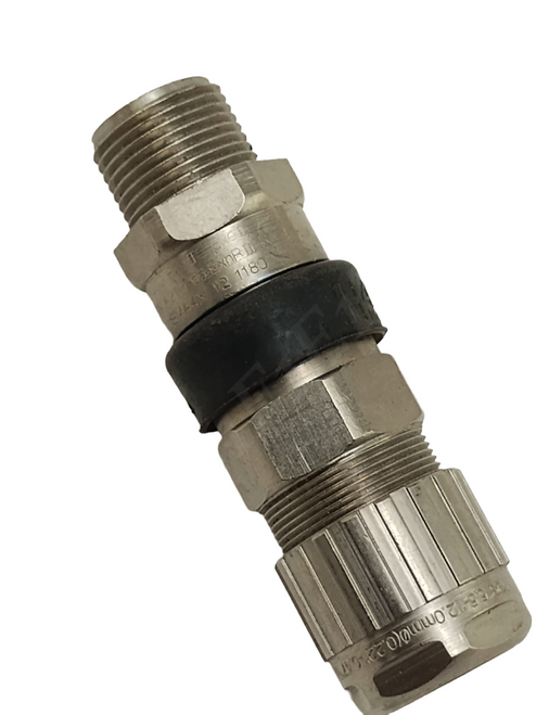 HAWKE INTERNATIONAL 501/453/UNIV/OS/M20 CABLE GLAND M20 SIZE O NICKEL PLATED BRASS