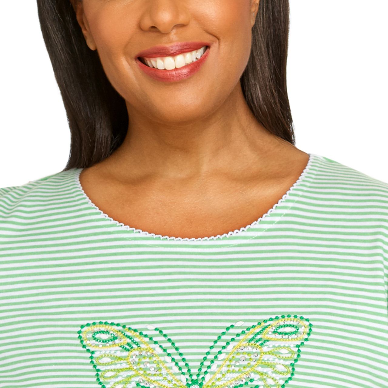 Butterfly Stripe T-Shirt