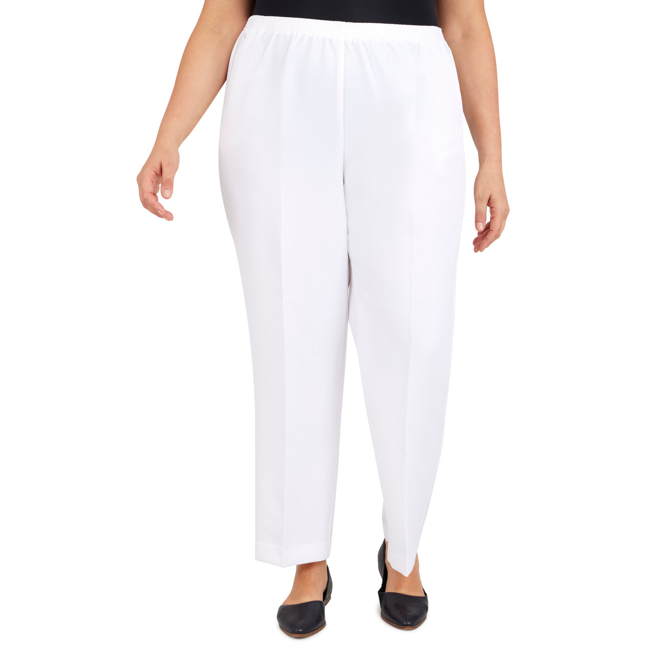 Women's Alfred Dunner Pull-On Straight-Leg Pants