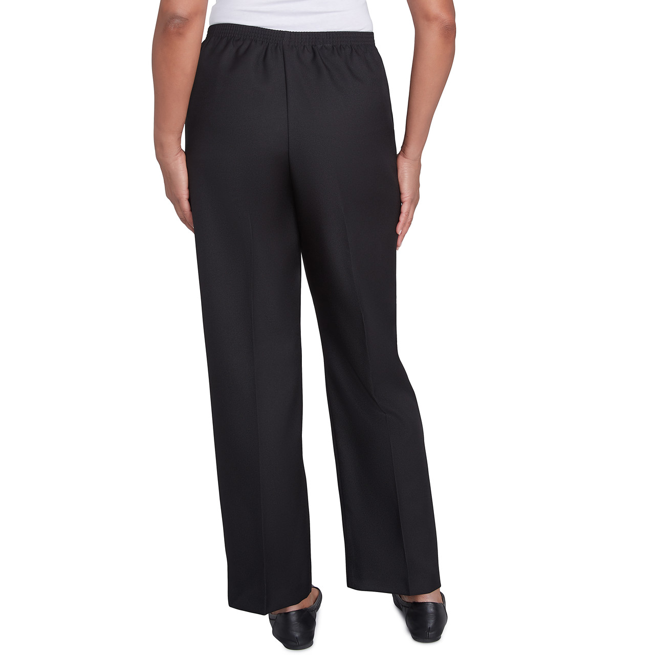 alfred dunner petite elastic waist pants