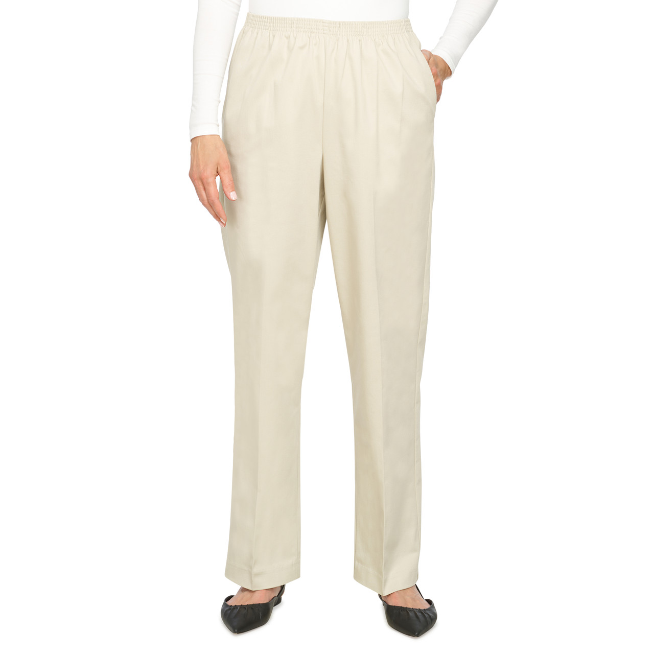 Classics Twill Average Length Pant | Alfred Dunner