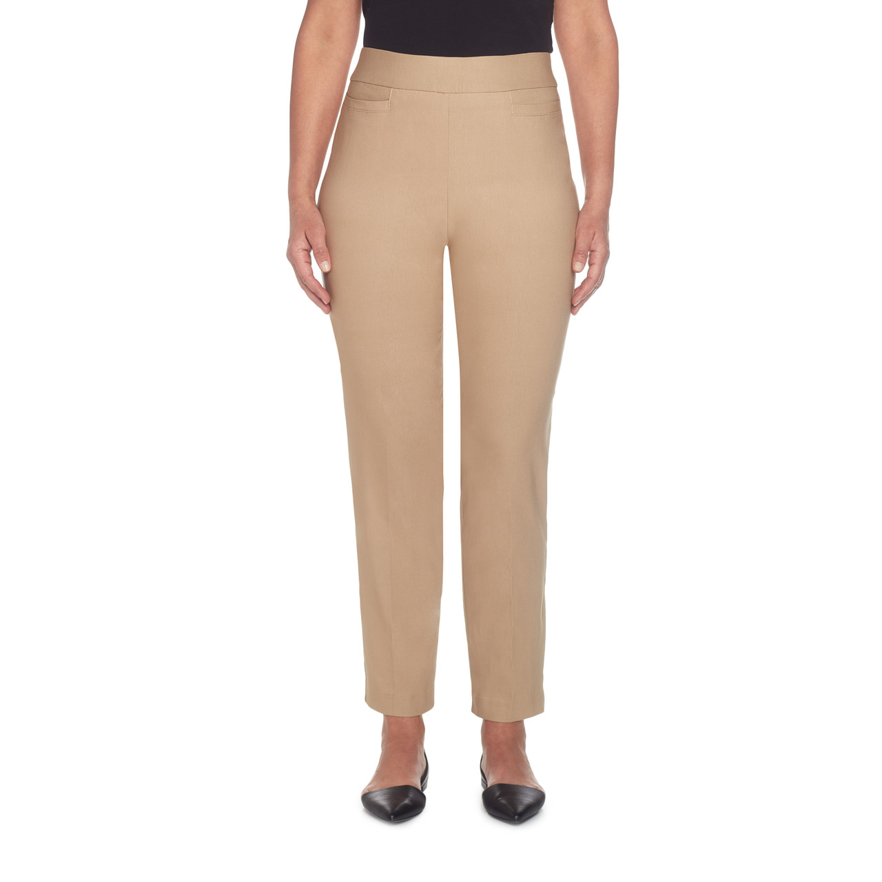 Petite Classics Allure Stretch Average Length Pant | Alfred Dunner