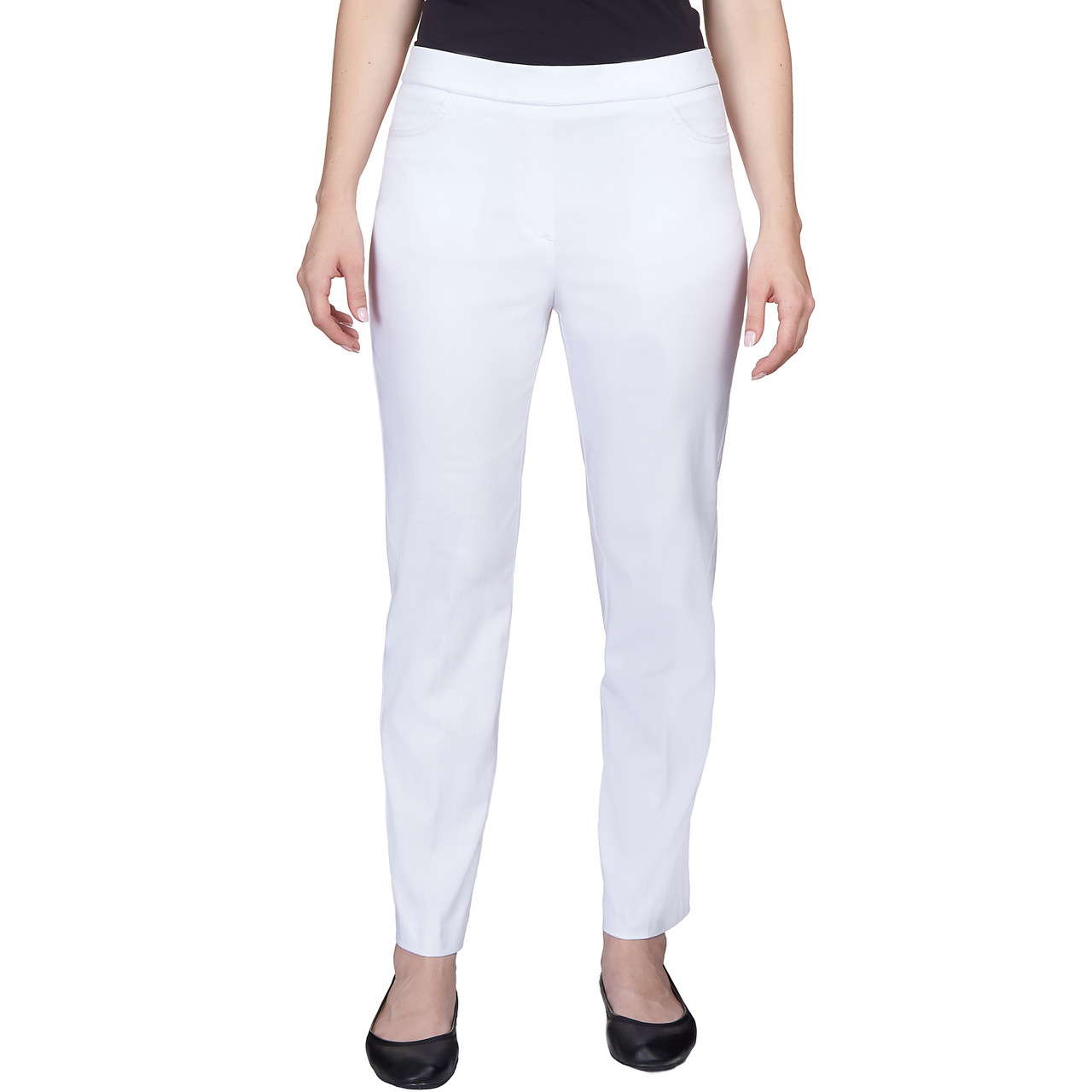 Petite Classics Allure Stretch Short Length Pant | Alfred Dunner