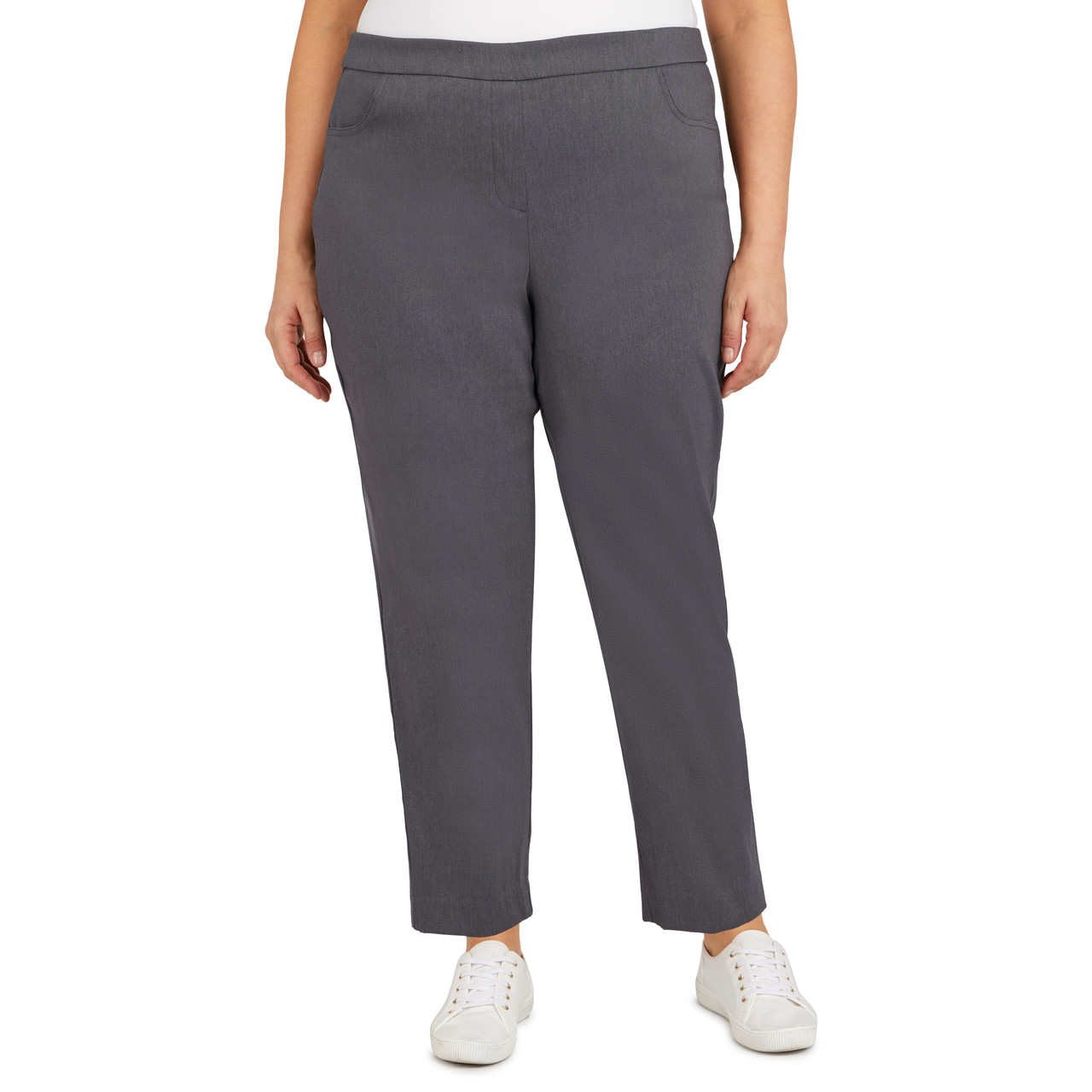 Plus Classics Allure Stretch Short Length Pant | Alfred Dunner