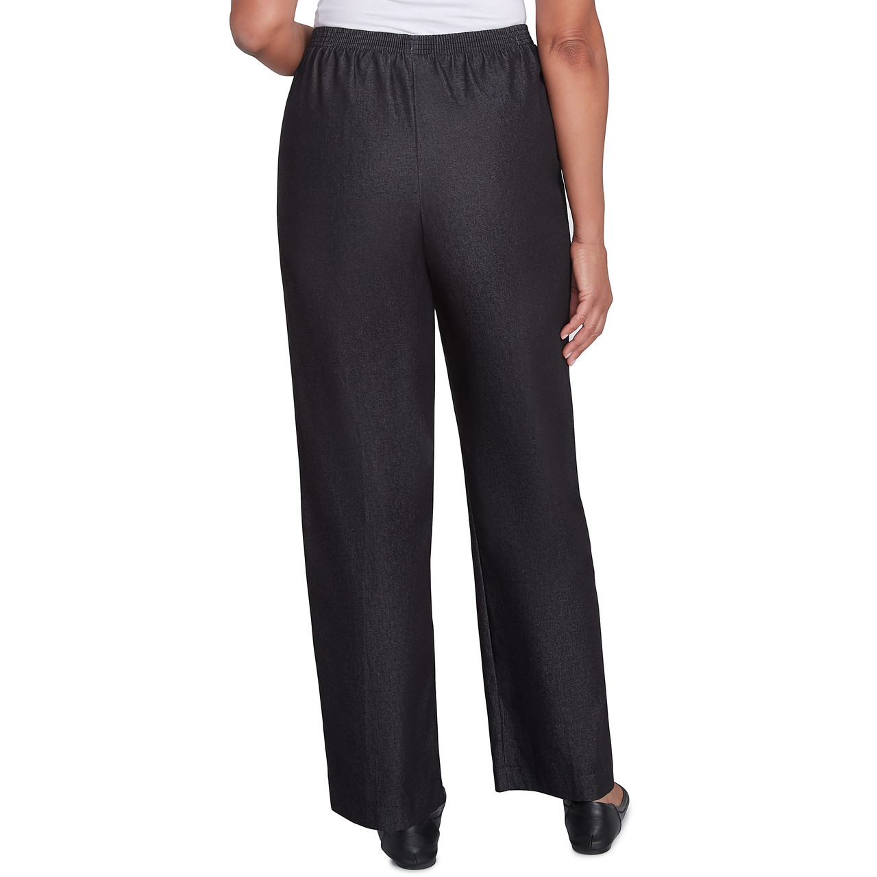 Classics Black Denim Average Length Jeans | Alfred Dunner