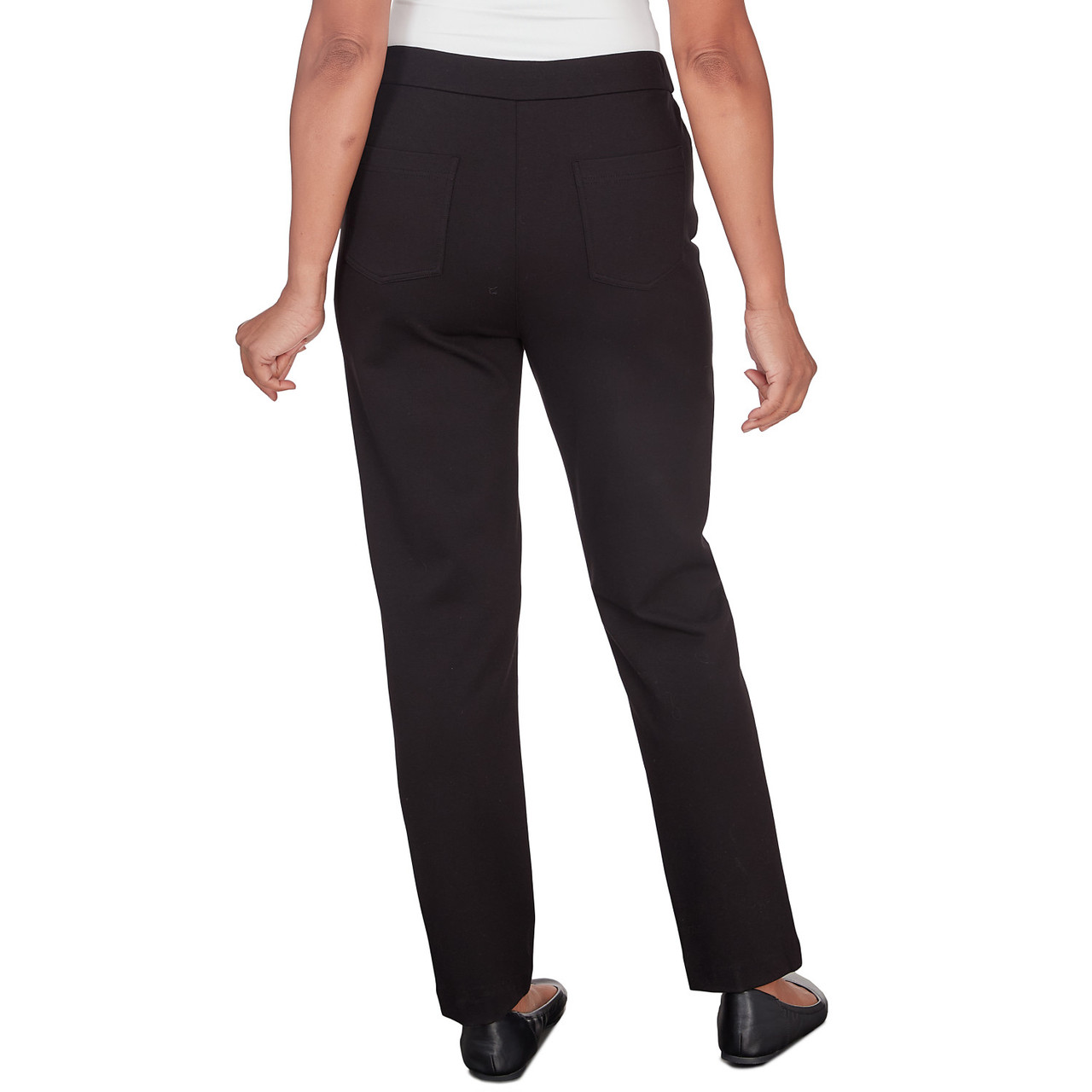 Women's Comfort Ponte Short Length Pant | Alfred Dunner