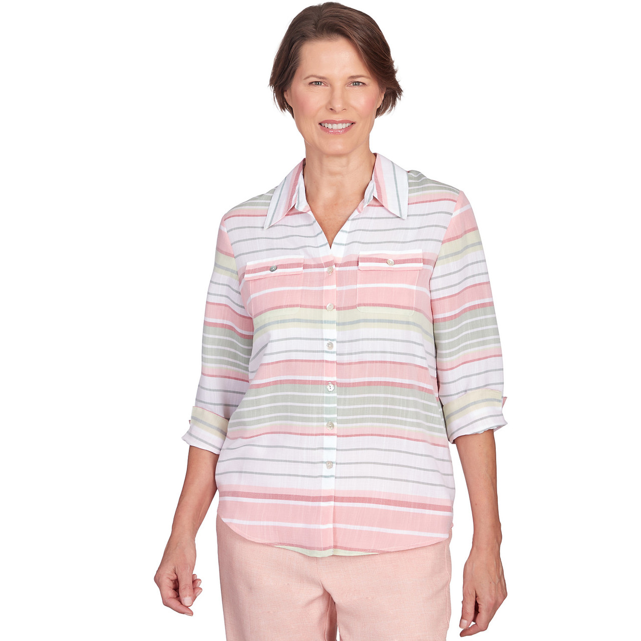 alfred dunner womens polo shirts