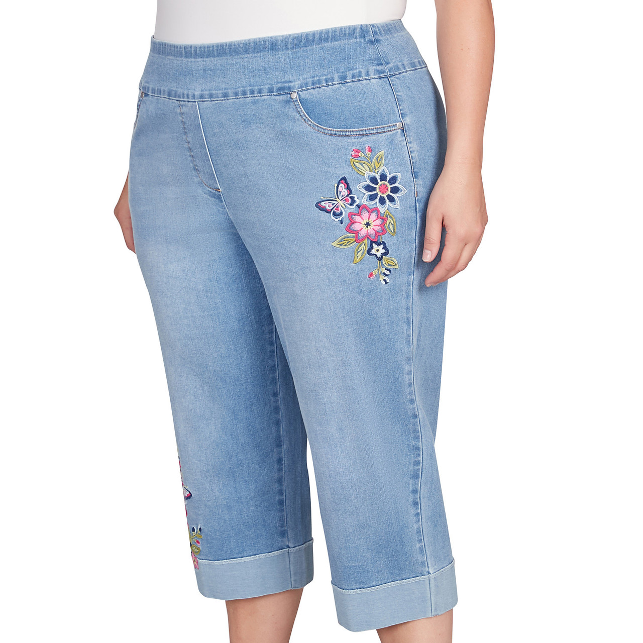 KanCan Jeans | Elena High Rise Skinny Capris KC8622D – American Blues