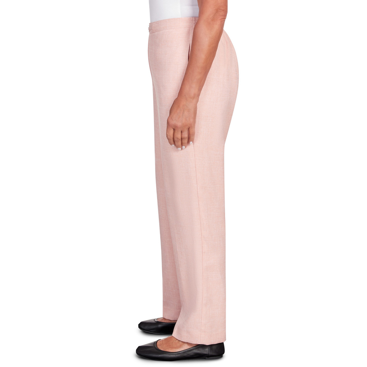 alfred dunner flat front pants petite
