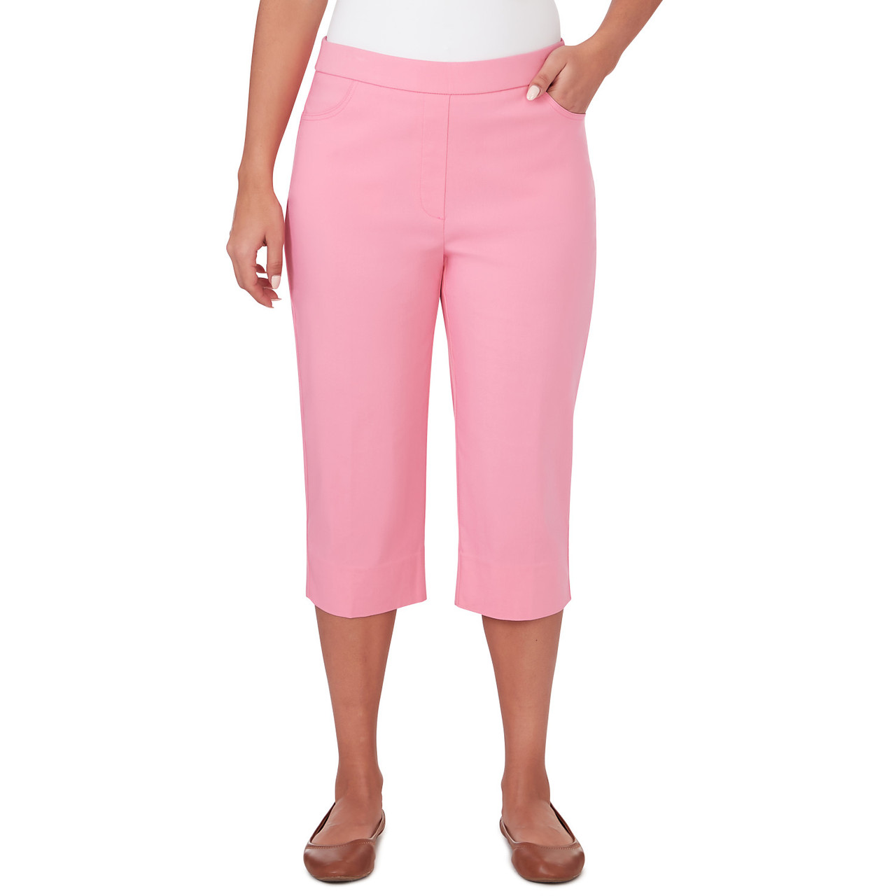 alfred dunner petite elastic waist pants
