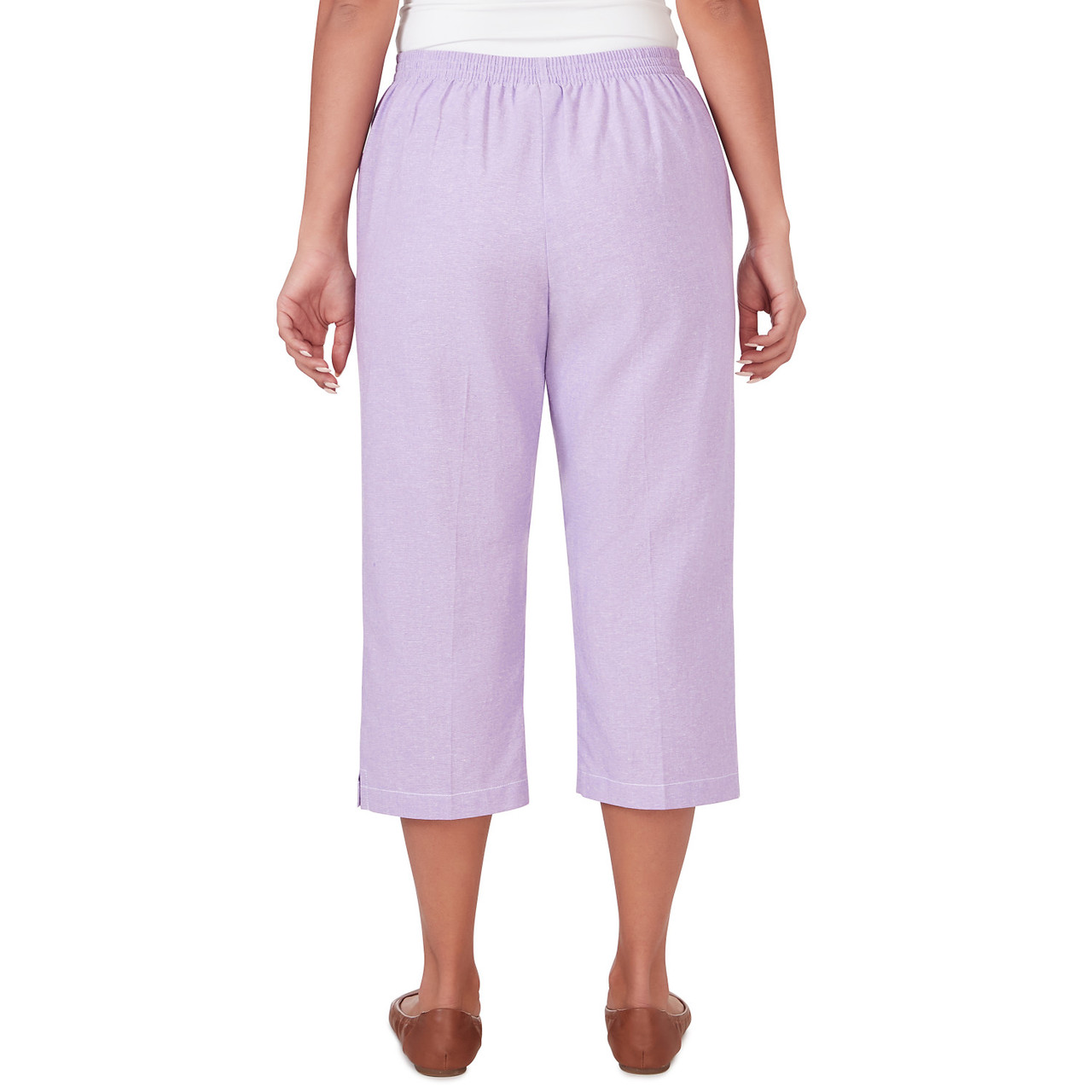 alfred dunner petite elastic waist pants