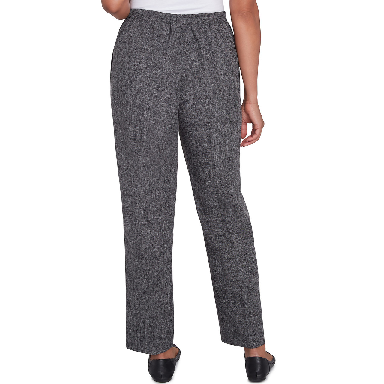Women's Comfort Elastic Back Short Length Pant | Alfred Dunner