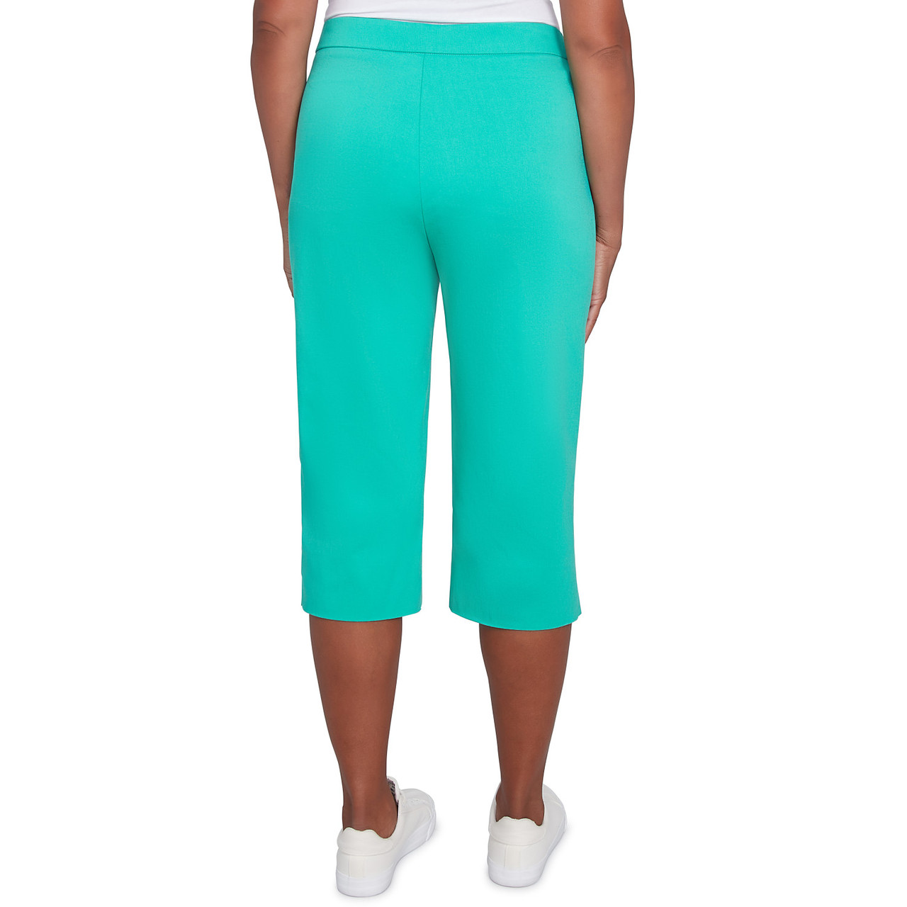 Women's Flat Front Allure Classic Clamdigger Pant Alfred Dunner