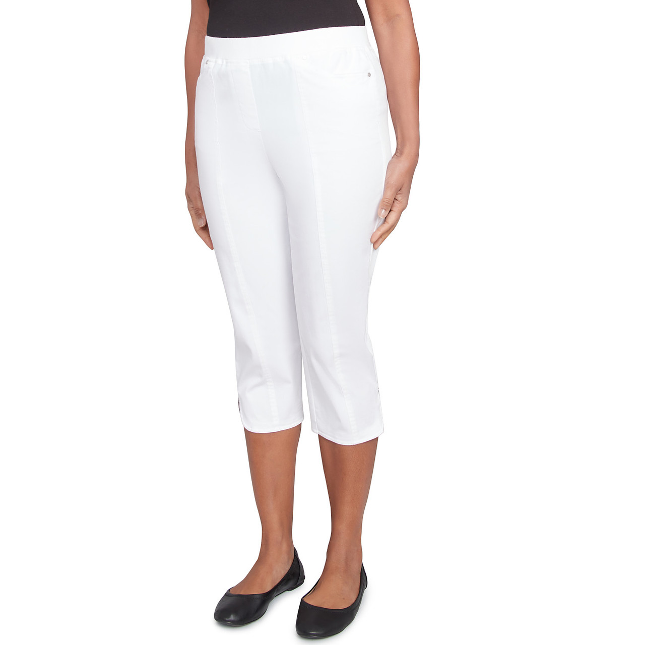 Women's Tailored Tulip Hem Capri Pants | Alfred Dunner