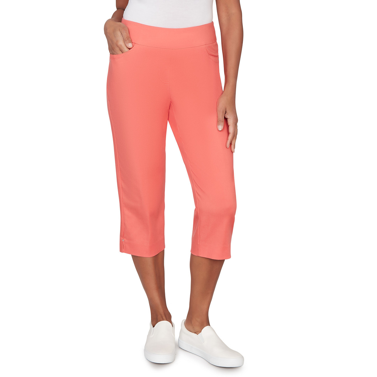 Women's Smooth Waist Easy Pull- On Capri | Alfred Dunner