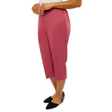 Women's Enriched Classic Capri Pant | Rosewood | Angle