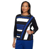 Women's Split Stripes Downtown Sweater