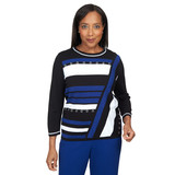 Women's Split Stripes Downtown Sweater