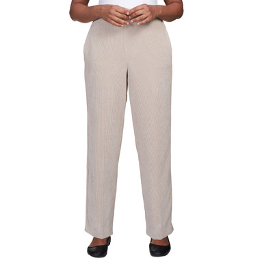 Petite Women's Corduroy Regular Fit Short Length Pant