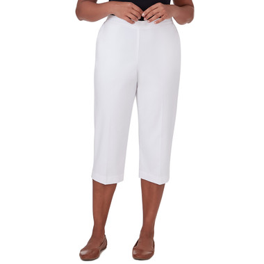 Petite Women's Twill Capri With Pockets