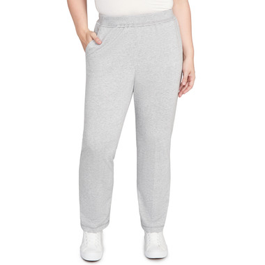 PEARL HEATHER Petite Women's Cozy Short Length Slant Pocket Pant