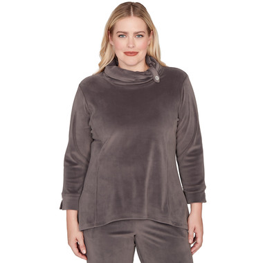 SLATE Women's Luxe Cowl Neck Top