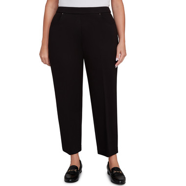 BLACK Plus Women's Stretch Ponte Knit Short Length Pant