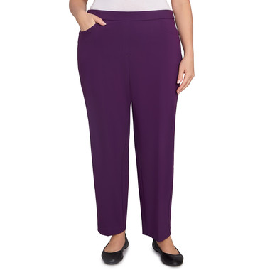 AMTHYST Plus Women's Classic Allure Stretch Medium Length Pant
