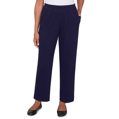 Petite Women's Classic French Terry Average Length Pant