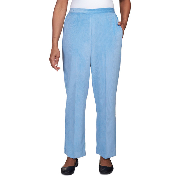 Petite Women's Sleek Corduroy Short Length Pant