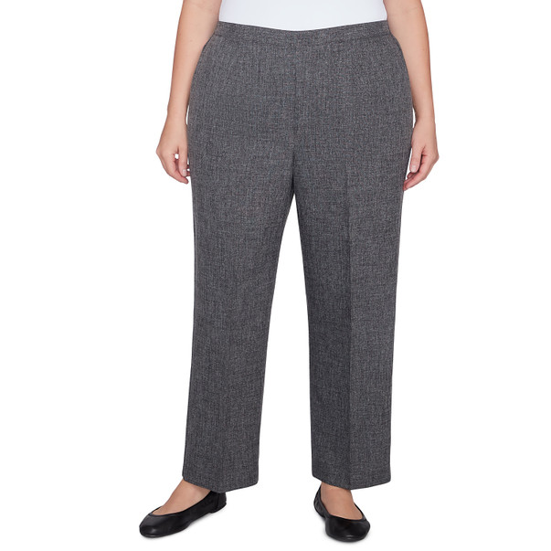 Plus Women's Comfort Elastic Back Medium Length Pant
