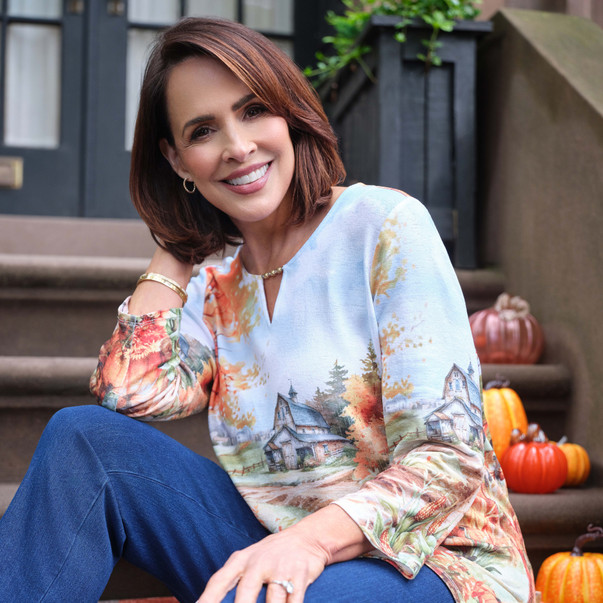 Women's Farm Landscape Harvest Top