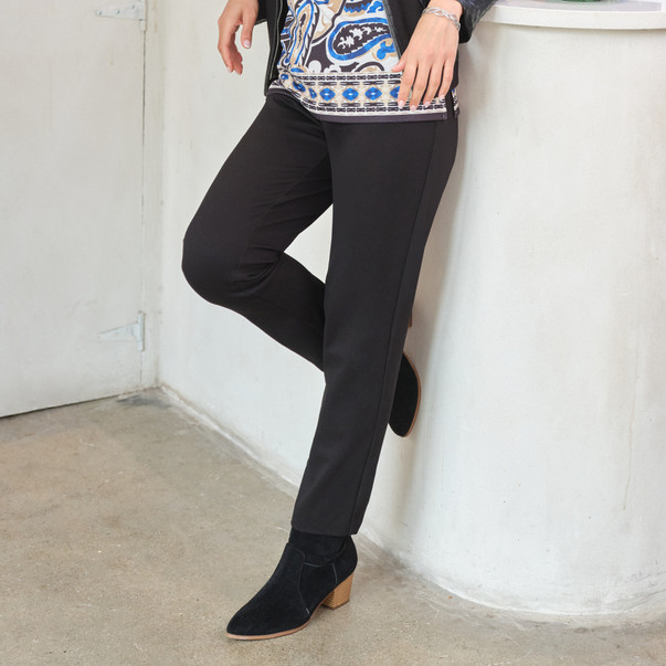 BLACK Plus Women's Stretch Ponte Knit Average Length Pant