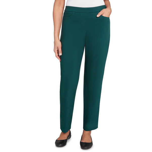 EMERALD Women's French Terry Knit Casual Medium Length Pant
