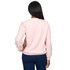 Petite Women's Spliced Quilted Pull On Crewneck