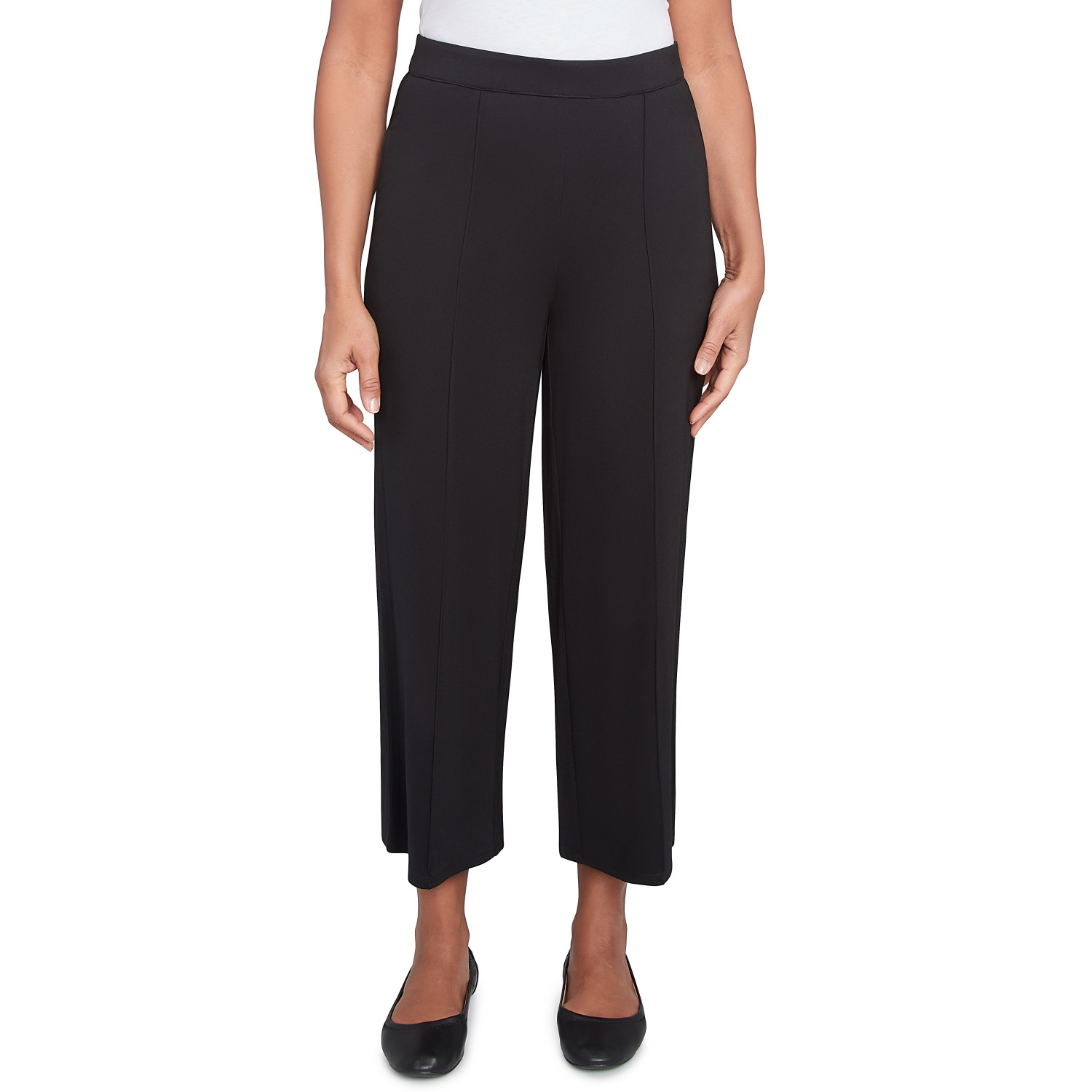Women's Flat Front Relaxed Ankle Pant