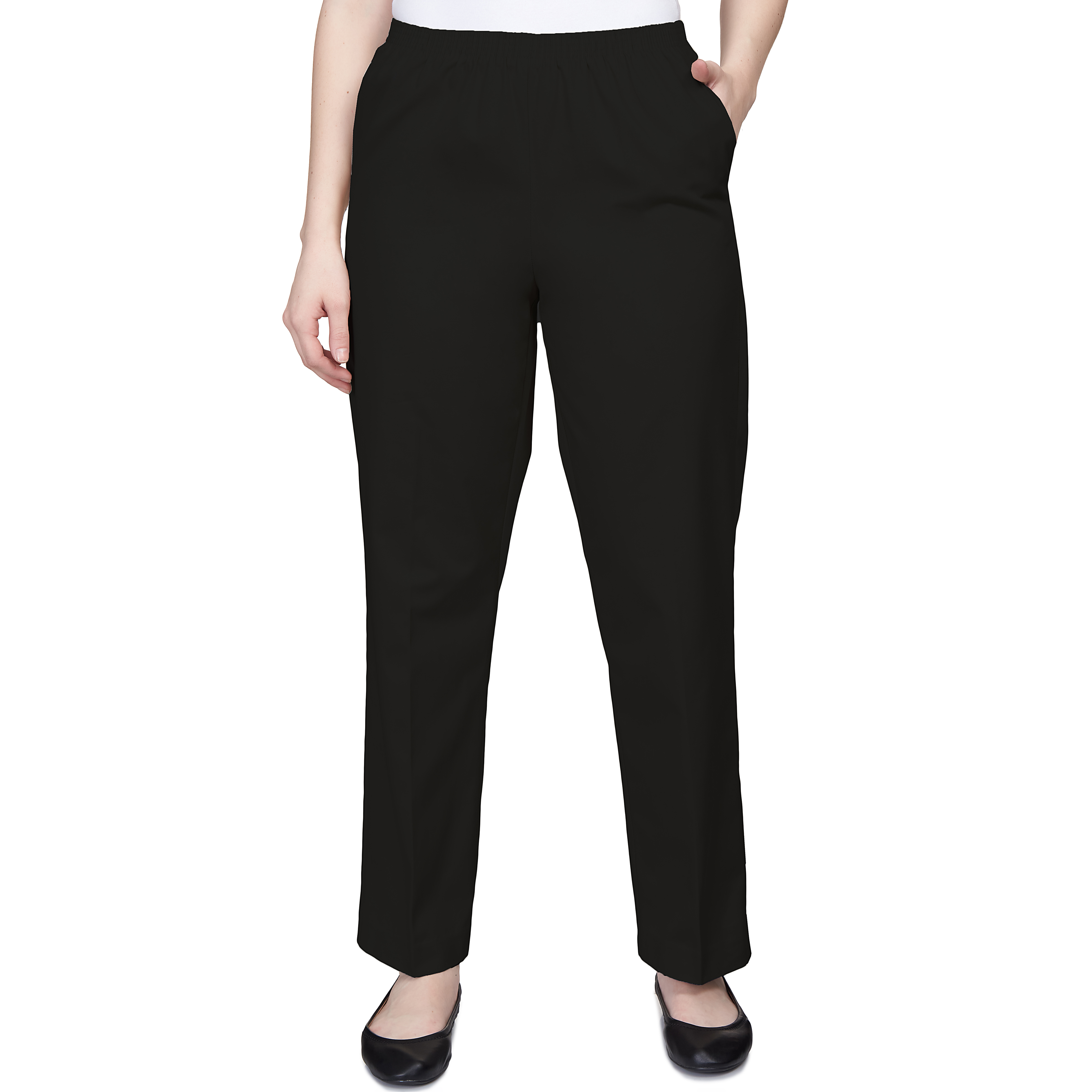 Wine Poli Rayon Pant Straight main image 1