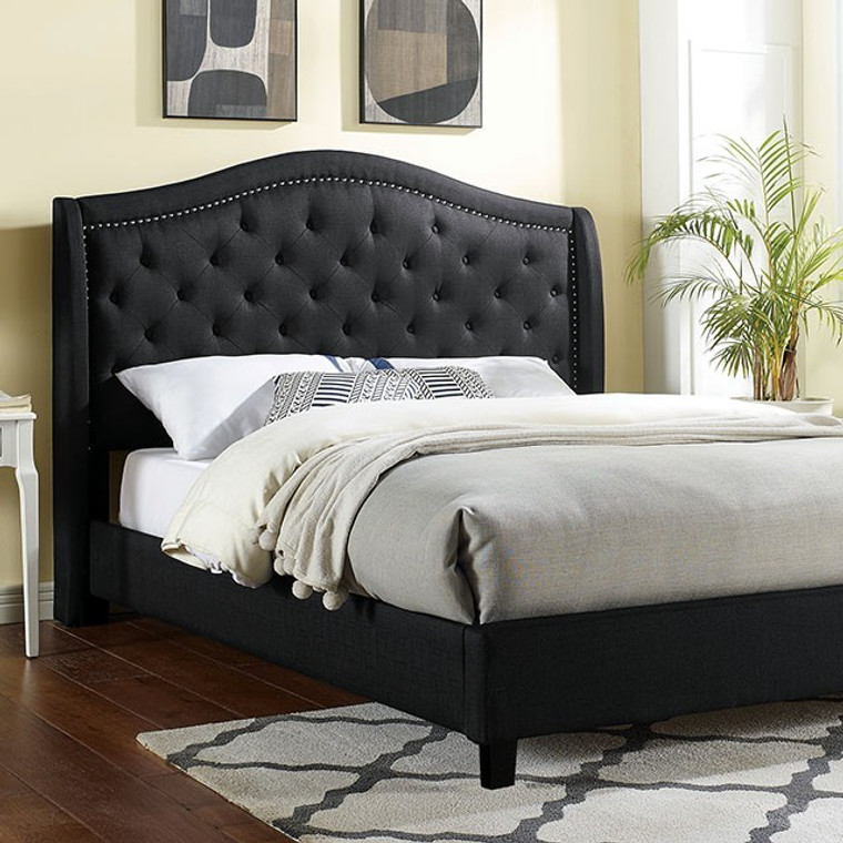 QUEEN BED BLACK - 78090