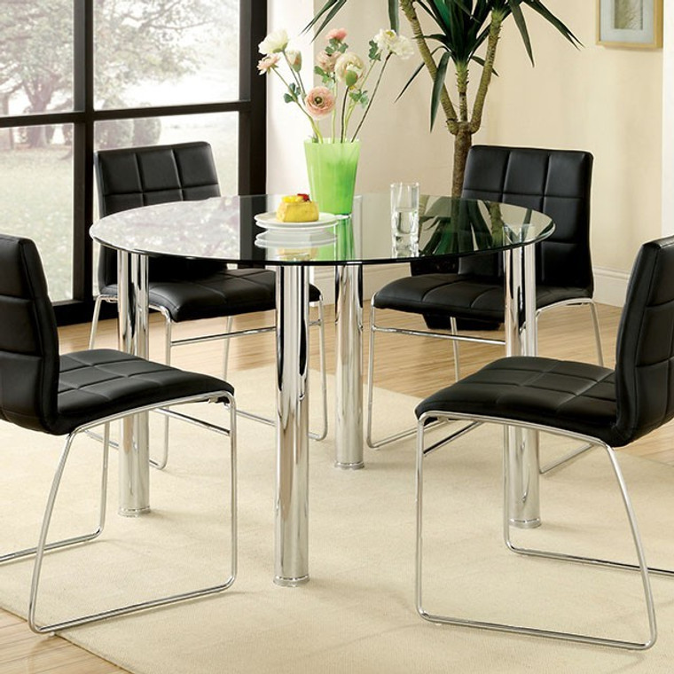 5PC ROUND DINING TABLE SET - 78379