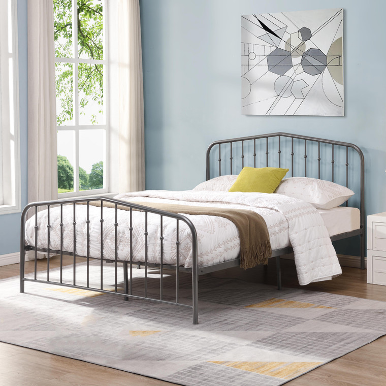 Metal Platform Bed Full - 90127