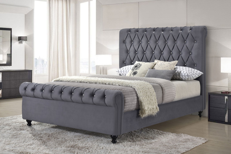 Metal Platform Bed C. King - 90192