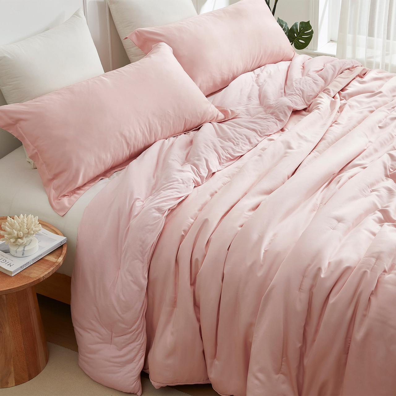 Cold Pandas Knitting - Coma Inducer® Oversized Comforter - Rose Quartz