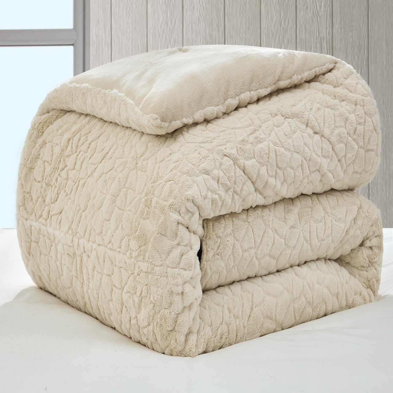 Prairie Ice - Coma Inducer® Oversized Comforter - Ivory Taupe