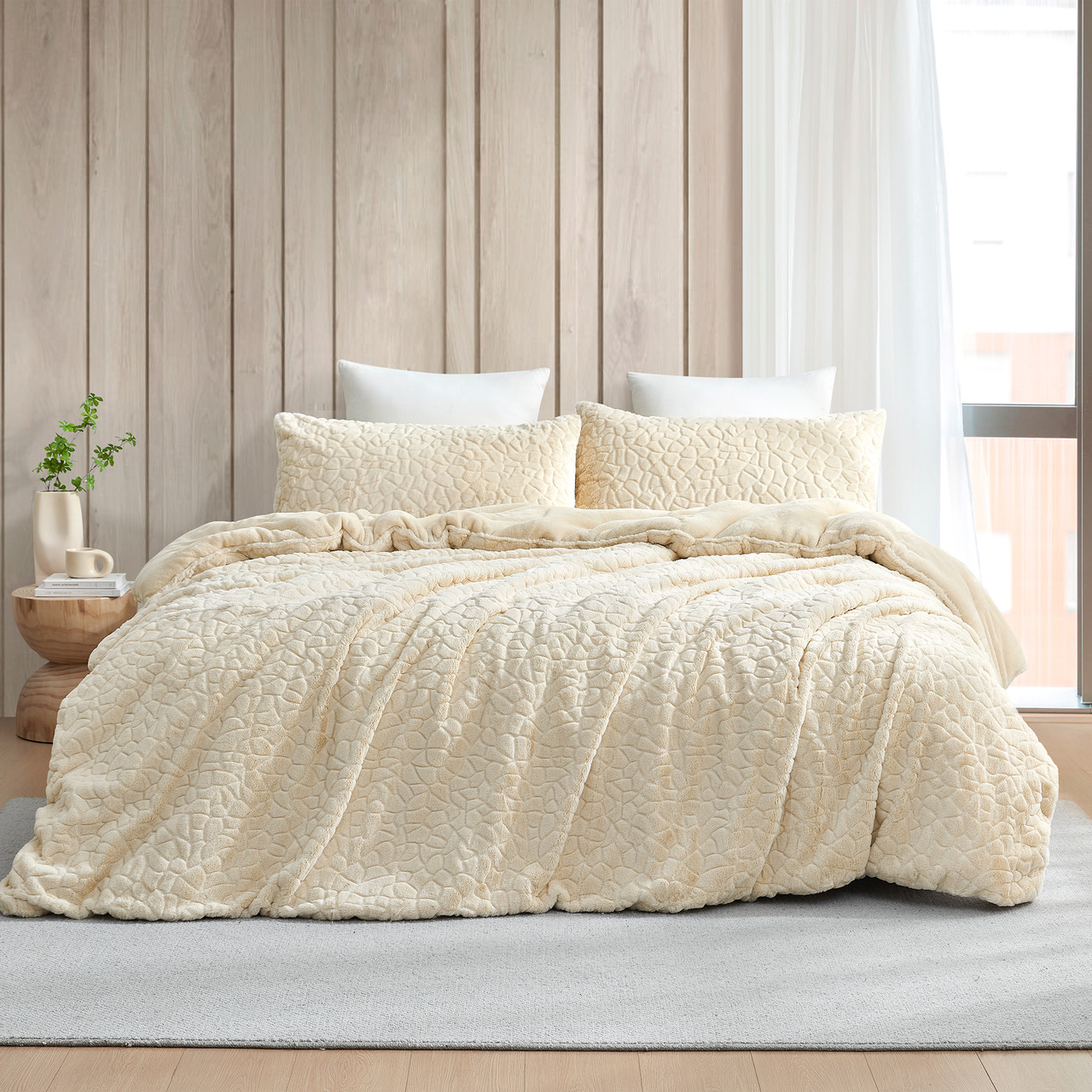 Prairie Ice - Coma Inducer® Oversized Comforter - Ivory Taupe