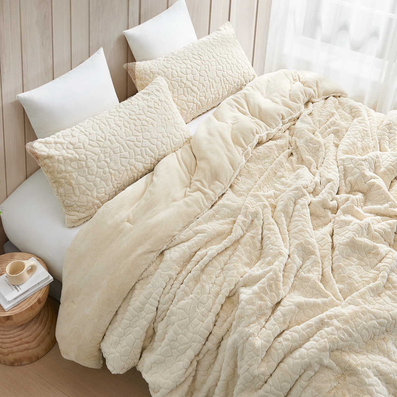 Prairie Ice - Coma Inducer® Oversized Comforter - Ivory Taupe