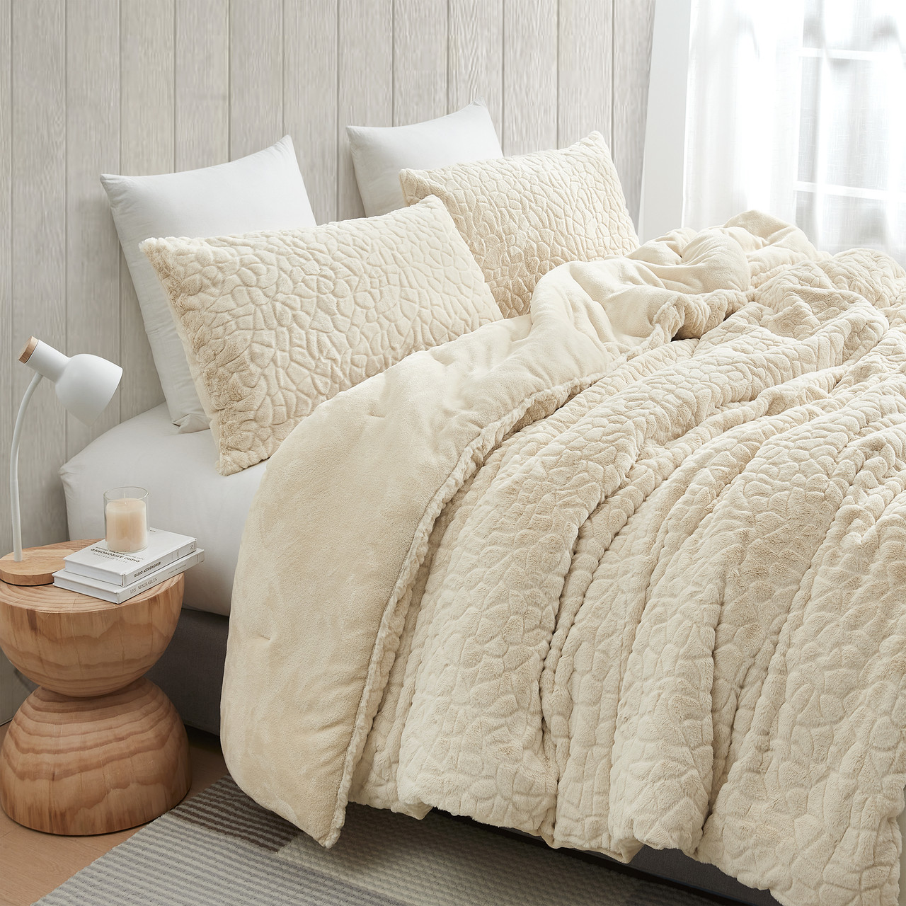 Prairie Ice - Coma Inducer® Oversized Comforter - Ivory Taupe