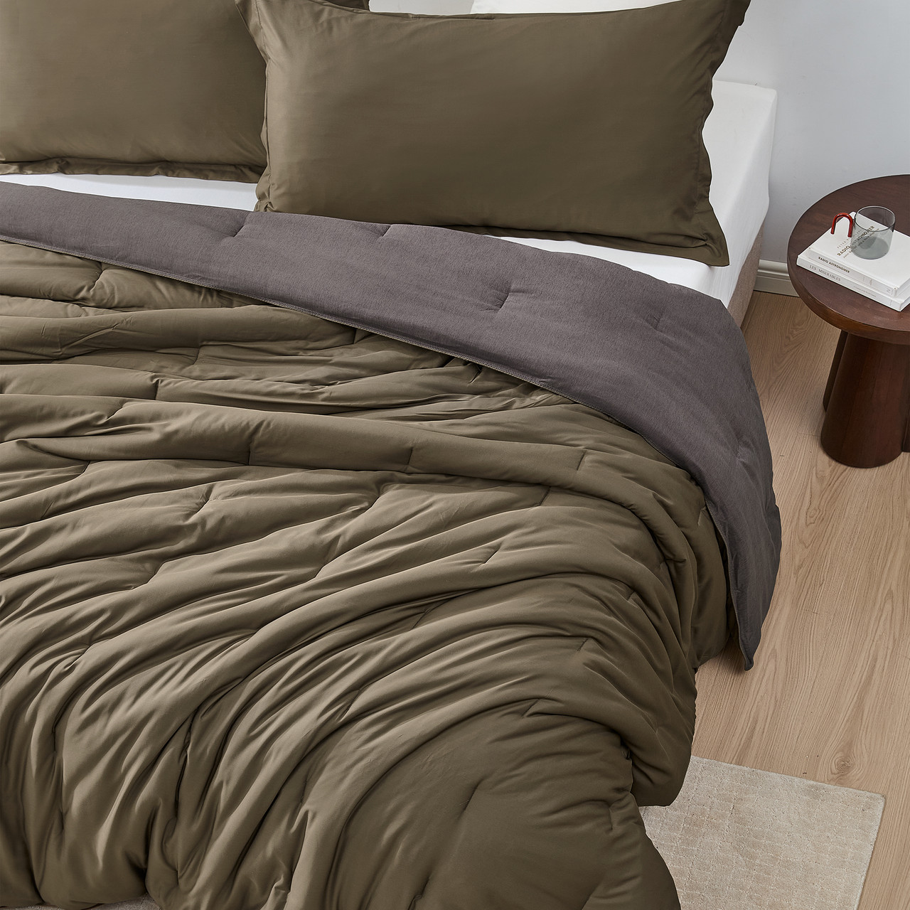 Ice Panda - Coma Inducer® Oversized Cooling Comforter - Chocolate