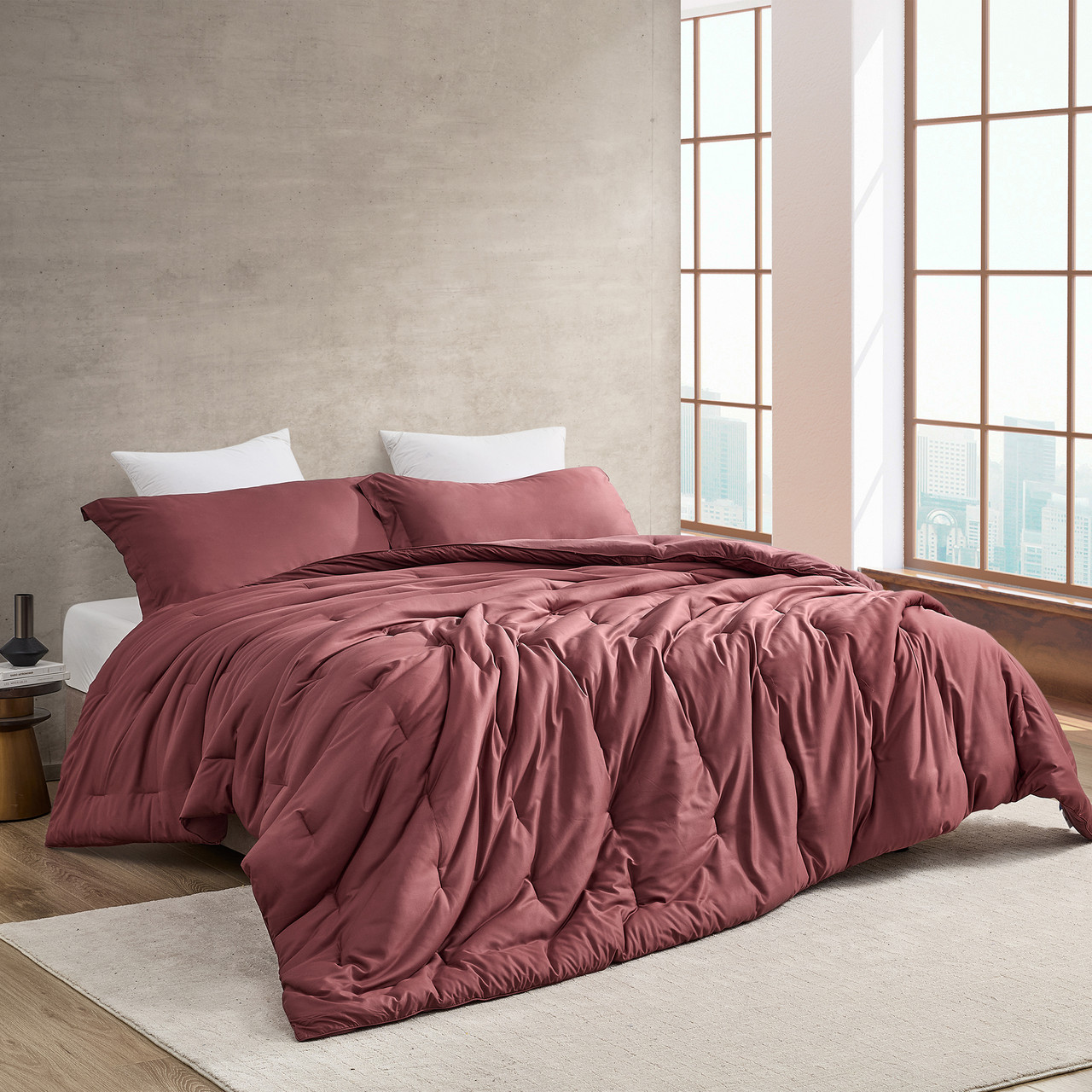 Bamboo Butter - Coma Inducer® Oversized Cooling Comforter - Red Pear